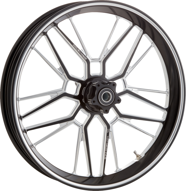 Arlen Ness 330-024 Rim - Split-Spoke - Black/Contrast Cut - 19x3.25