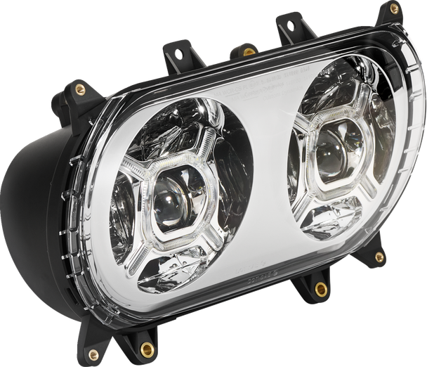 Custom Dynamics PG-RG-C ProGLOW Headlight - Chrome - Road Glide