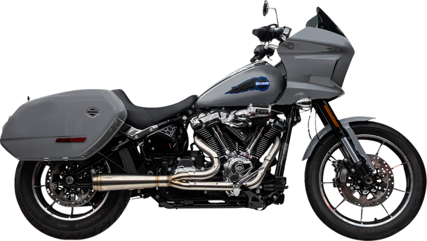 Trask TM-5054 2-into-1 Assault Exhaust System - Stainless Steel - Softail M8
