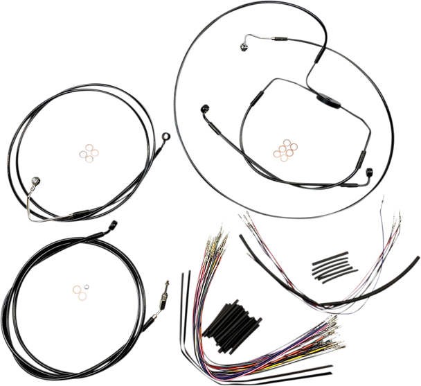 Magnum Shielding 486002 Xr Handlebar Installation Kit - 08-12 SE - Black