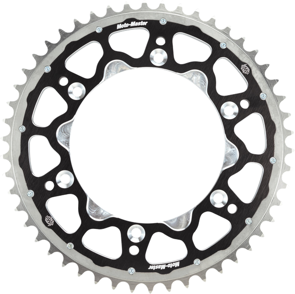 MOTO-MASTER 620263246 Fusion Series Dual Ring Rear Sprocket - Black - KX/RM 65