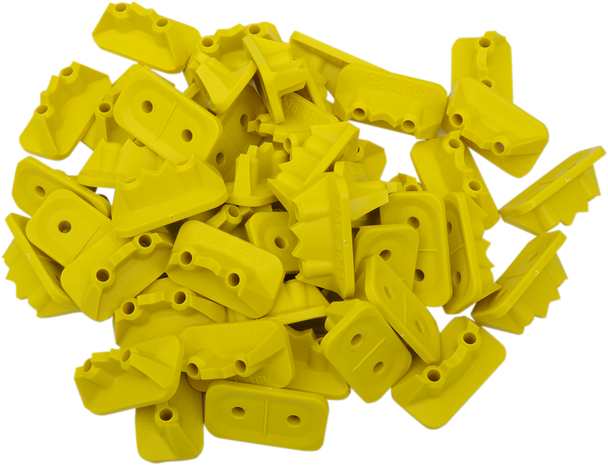 Stud Boy 2522-P2-HVY Double Backer Plates - Hi-viz Yellow - for 2-Ply - 48 Pack