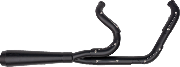 Trask TM-5300BKBK 2-into-1 Assault Exhaust System - Full Black on Black