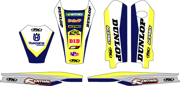 Factory Effex 19-50620 Trim Kit Graphic - Husqvarna