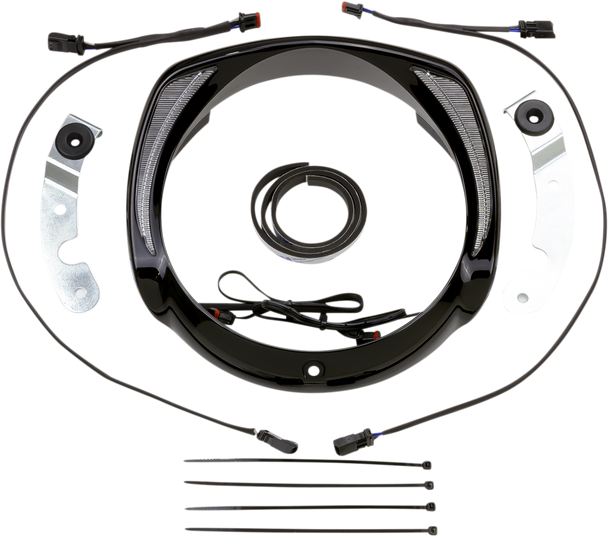 Ciro 45206 Headlight Bezel - Black