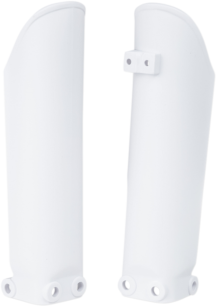 Acerbis 2732026811 Lower Fork Covers for Inverted Forks - White