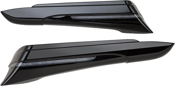 Ciro 40111 Saddlebag Extensions - '14-'21 - Black