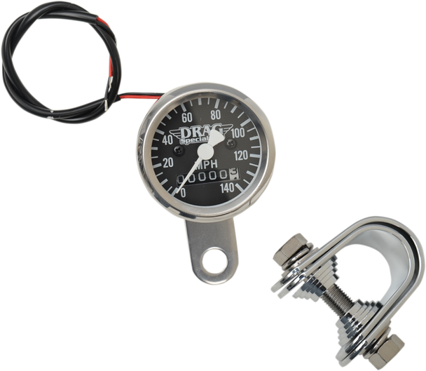 DRAG SPECIALTIES 7805-6845 1 7/8" MINI SPEED-O BLACK