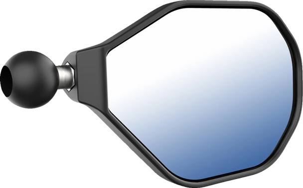 RAM Mounts RAM-B-465RU Tough-Mirror - Side View - Oval - Black - Right with Ball