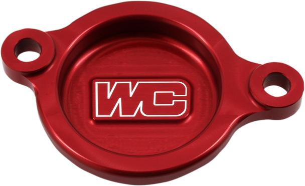 WORKS CONNECTION 27-006 OIL FILTER CVR RED 27-006