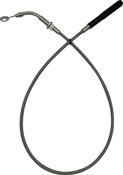 Fat Baggers Inc. 118002 Ez Install Upper Clutch Cable - Braided Stainless Steel