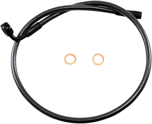 Magnum Shielding AS478030 Brake Line - 12mm-90° - 30" - Black Pearl