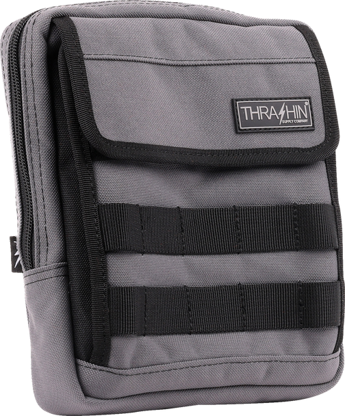 Thrashin Supply CO. THB-0030 Handlebar Bag Slim - Gray