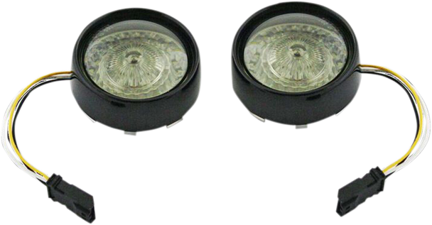 Custom Dynamics PB-BB-AW-JAEBS Bullet Turn Signal - Gloss Black - Smoke Lens