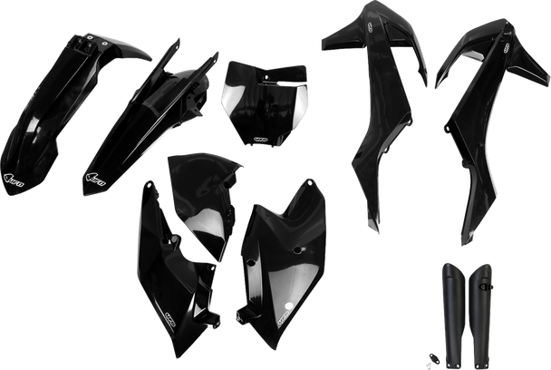 UFO KTKIT517F@001 Body Kit - Black- for Ktm - Sx 16-18
