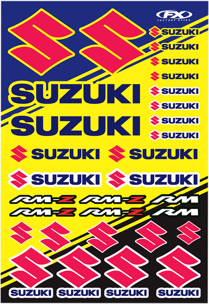 Factory Effex 22-68430 Decal Kit - for Suzuki
