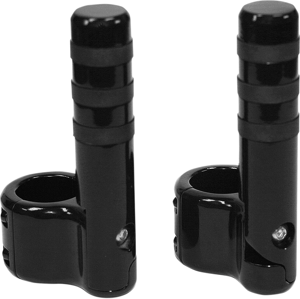 Lindby BL715 Clamp-On 3-Band Foot Peg - Black