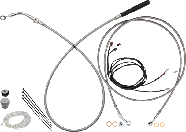 Fat Baggers Inc. 219010 Ez Install Kit - Full Length - Braided Stainless Steel
