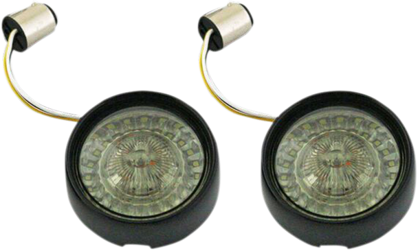 Custom Dynamics PB-BB-AW-1157BS Bullet Turn Signal - Gloss Black - Smoke Lens