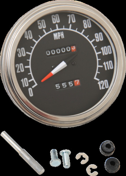 DRAG SPECIALTIES DS-243861 SPEEDO HD 120MPH FL 67-84
