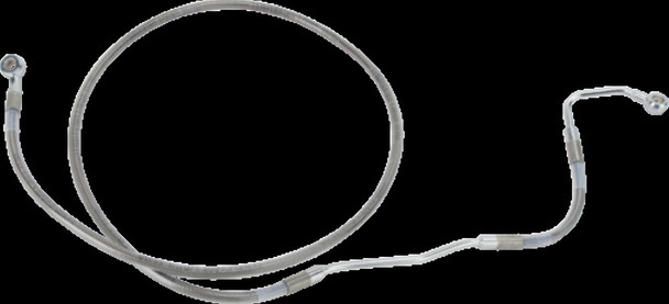 Drag Specialties Stainless Steel Front Brake Line Kit Harley Fl Touring +2" ABS