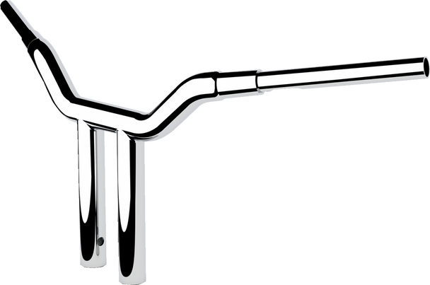 La Choppers La-7345-12 1-1/2" Kage Fighter T-Bar - 12" - Chrome