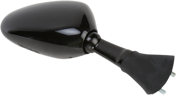 Emgo 20-35251 Mirror - Side View - Cat Eye - Black - Right