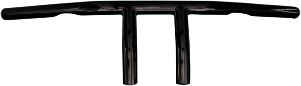Emgo 07-93420B 1" T-Bar Handlebar - 4" - Dimpled - Black