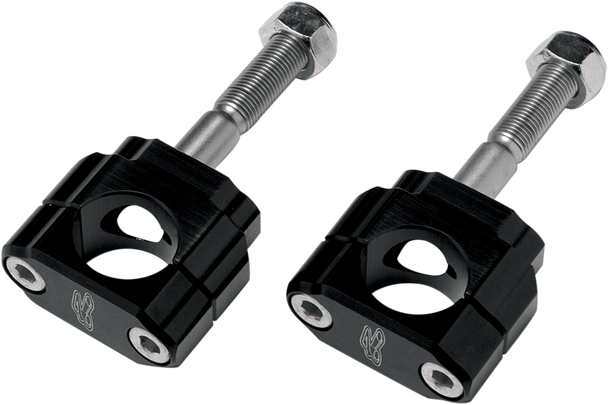 Renthal CL003 Rubber-Mounted Handlebar Clamp - 1-1/8" - 0 MM Offset