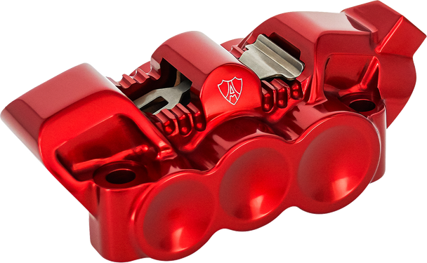 Arlen Ness 320-139 Monoblock Radial Brake Caliper - 100 mm - Right - Red