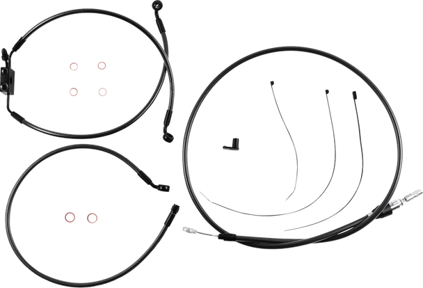 Magnum Shielding 4871125 Black Pearl Designer Handlebar Installation Kit