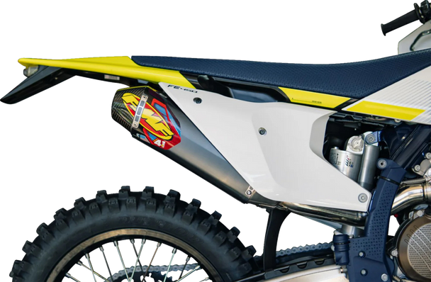 FMF 042411 Factory 4.1 Rct Slip-On Muffler with Carbon Cap - Aluminum - Kx 250