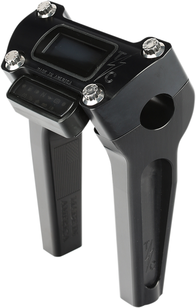 Thrashin Supply Co. Tsc-6025-1 Handlebar Risers - Straight - 6" - Gauge Cutout