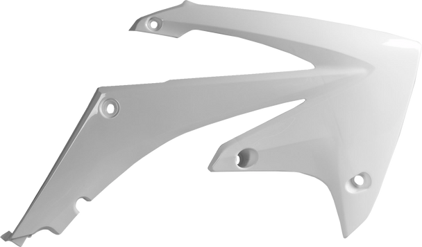 Polisport 8412700002 Radiator Cover - White - CRF 250R/450R