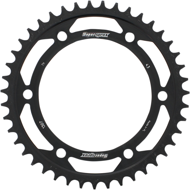 Supersprox RFE-1307-43-BLK Rear Sprocket - 43 Tooth
