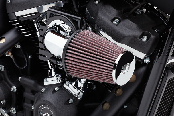Cobra 606-0104-06 Cone Air Intake Kit - Chrome - Softail