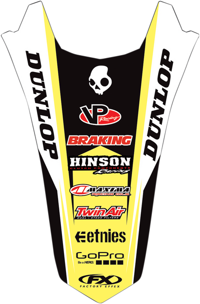 Factory Effex 19-32424 Rear Fender Graphic - RM-Z 250