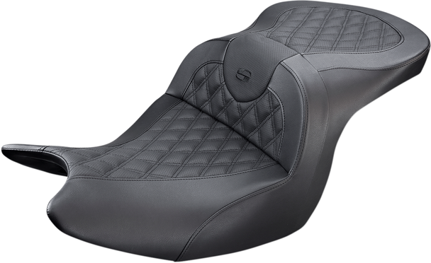 Saddlemen H18-07-182 Seat - Roadsofa - w/o Backrest - Lattice - Black Gl 18-24
