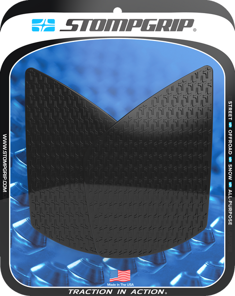 Stompgrip 55-14-0199B Tank Grips - Icon - Black - for Triumph - Street 23-25