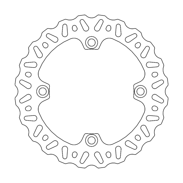 MOTO-MASTER 110715-PU Brake Rotor - Rear - Nitro
