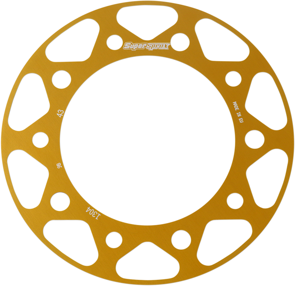 Supersprox RACD-1304-43-GLD Edge Rear Sprocket Insert - Gold - 43 Tooth