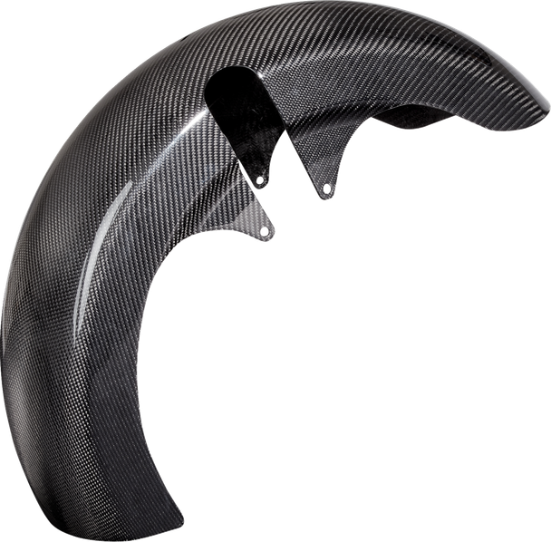 Arlen Ness 210-031 21" Front Fender - Fat Wrapper - CF - HD Touring 24-25