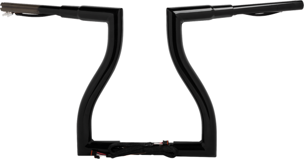 La Choppers La-7317-14BW Pre-Wired Thresher Handlebar - 14" - Black