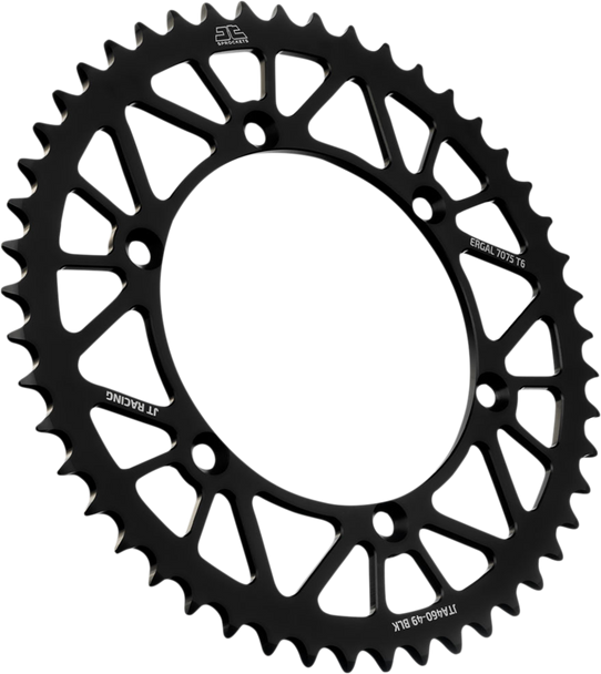 JT Sprockets JTA460.49BLK Rear Sprocket - for Kawasaki - Black - 49 Tooth