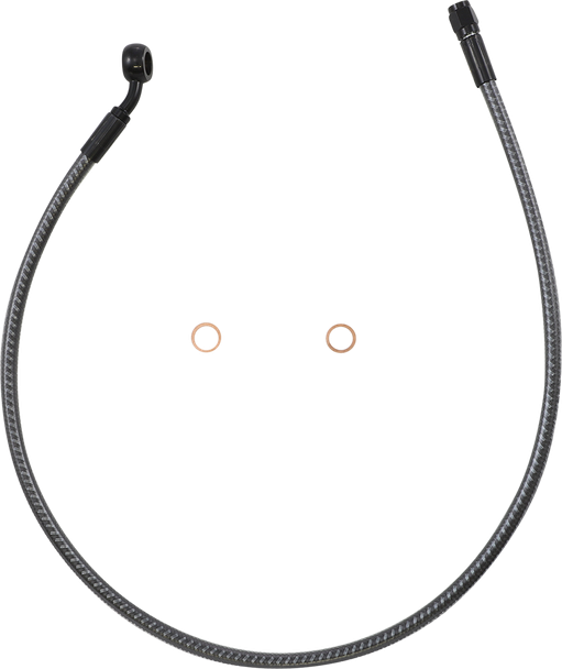Magnum Shielding AS77128 Brake Line - Front - 10 mm - 35° - 28" - Karbonfibr