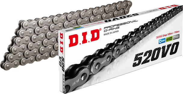 DID M520VOX86FB 520VO - Pro V Series Drive Chain - 86 Links