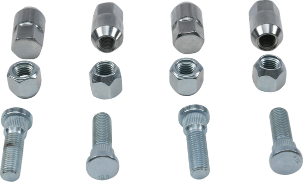 Moose Racing 85-1129 Wheel Stud/Nut Kit - Front/Rear - for Polaris