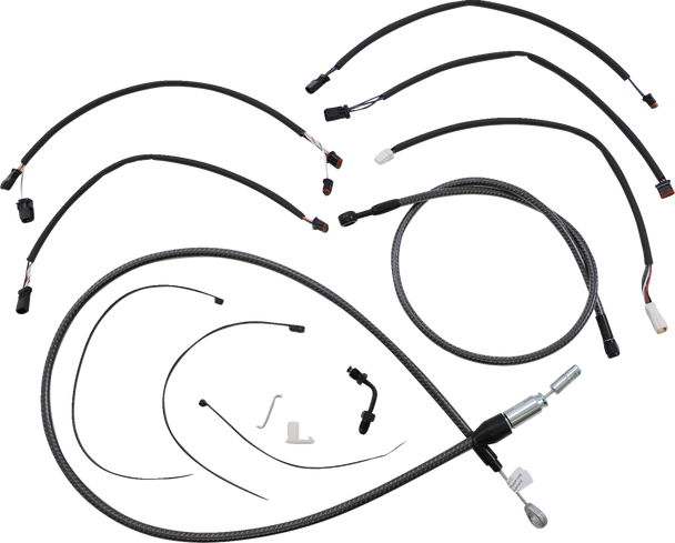 Magnum Shielding 7871181 Karbonfibr Designer Handlebar Installation Kit - 18-24