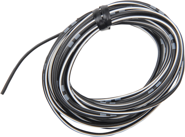 Shindy 16-682 13' Wire Spool - 14 A/12 V - Black/White