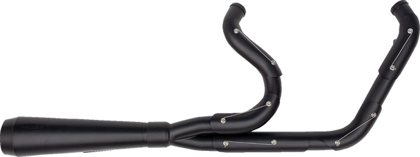 Trask TM-5000BKBK 2-into-1 Assault Exhaust System - Full Black on Black